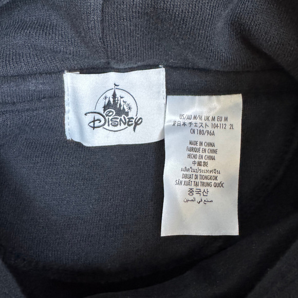 NWT Disneyland Resort SPIRIT JSERSEY Hoodie sz Medium Black Play In The Park - Picture 5 of 8